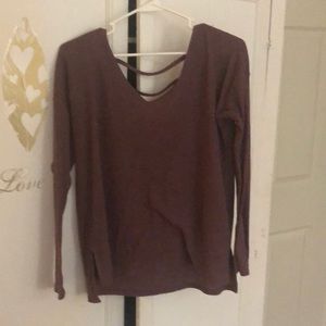 Long sleeve small open back